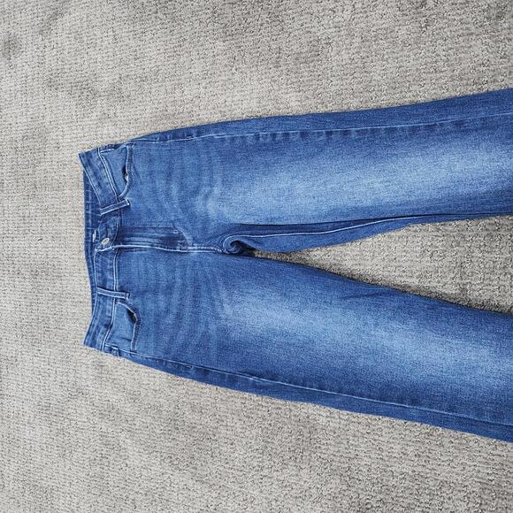 Old Navy Jeans Wow Straight High Rise Blue Pockets Size 2 - Picture 3 of 12